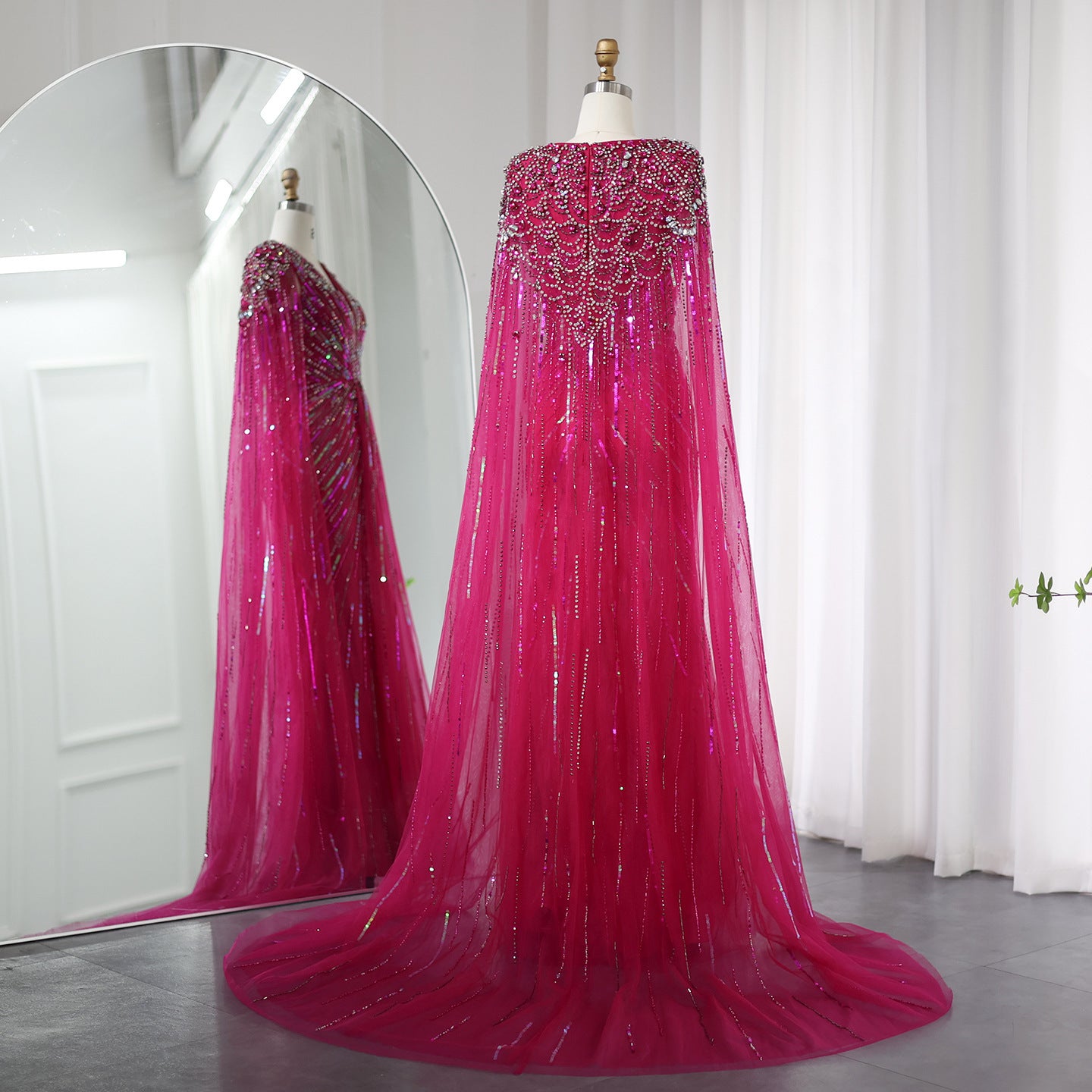Elegant Long V-neck New Elegant Dress