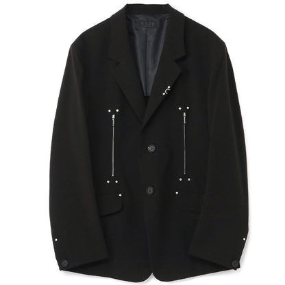 Men's Double Zip Punk Stud Blazer